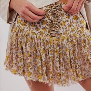Free People Blossom mini skort